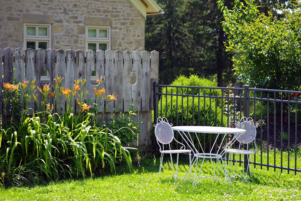 white, outdoor, patio, furniture, table, two, chairs, set, outside, flowers, backyard, flower wallpaper, winery, vineyard, cream, brick, house, beautiful flowers, sunny, morning, afternoon, day, beautiful, green, spring, summer, wisconsin, farm, nature, farmhouse, comfortable, garden, chair, flower background, estate, villa, home, wood, wooden, gate, fence, green home, green house, green wood, green table, green farm, green morning. Small patio designs checklist for homeowners