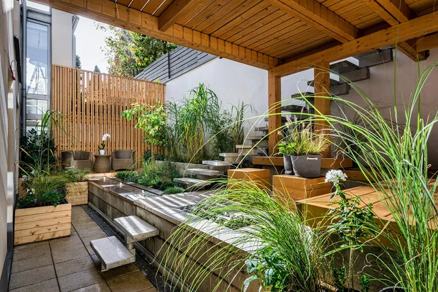 house, patio, luxury, wood, seat, outdoors, backyard, contemporary, garden, yard, design, gardening, landscape, modern, courtyard, architectural, plant, terrace, residential, exterior, flower, style, ornamental grass, construction, green, urban, patio, patio, patio, patio, patio, courtyard. Small backyard patio permits: how Canadian rules work