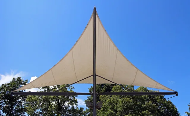 roof, sun canopy, sun sails, the shade, weather protection, protection, sun canopy, sun canopy, sun canopy, sun canopy, sun canopy, sun sails, sun sails, sun sails, sun sails, sun sails. No shade and no outlets top the list of outdoor living regrets